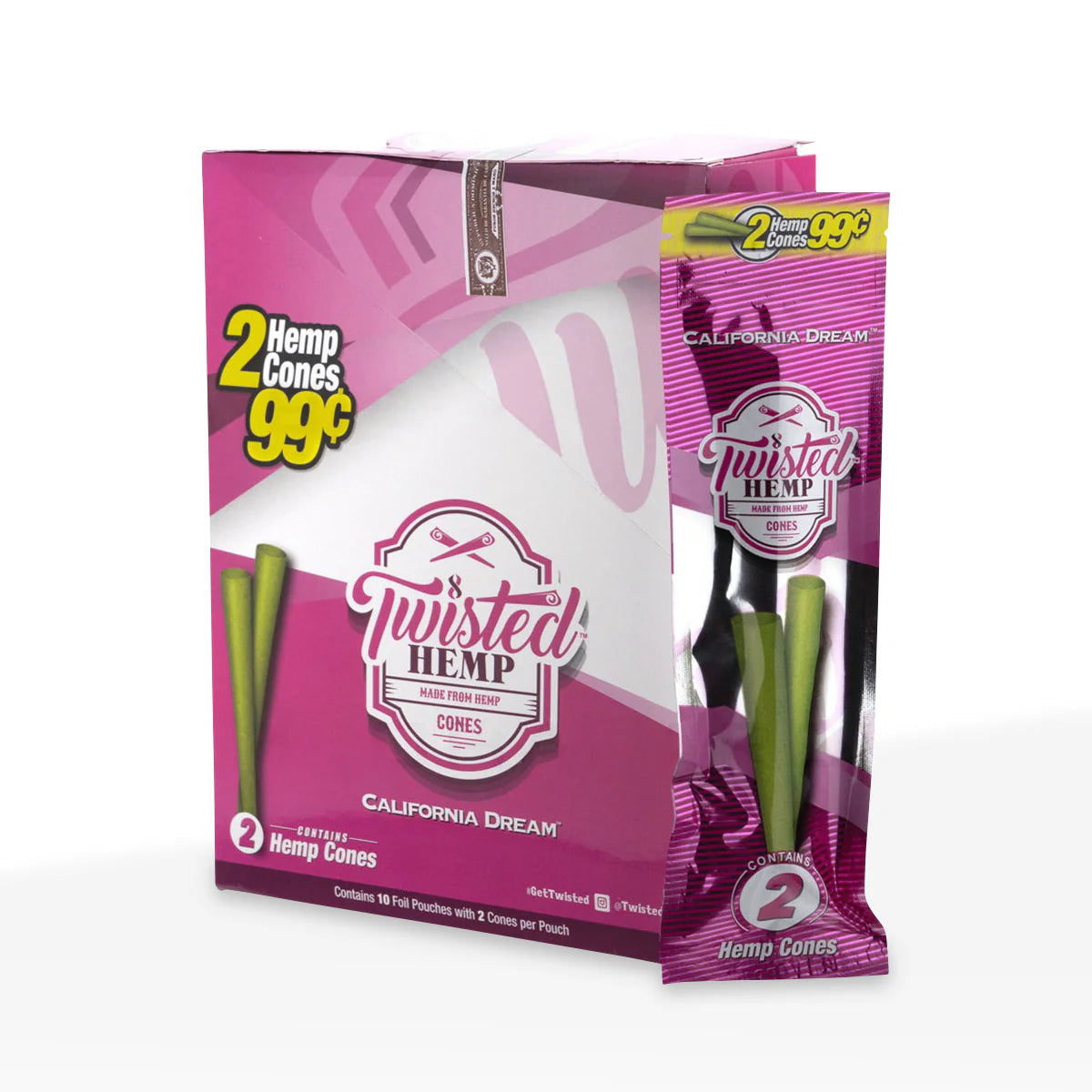 TWISTED HEMP - PRE ROLLED HEMP CONES