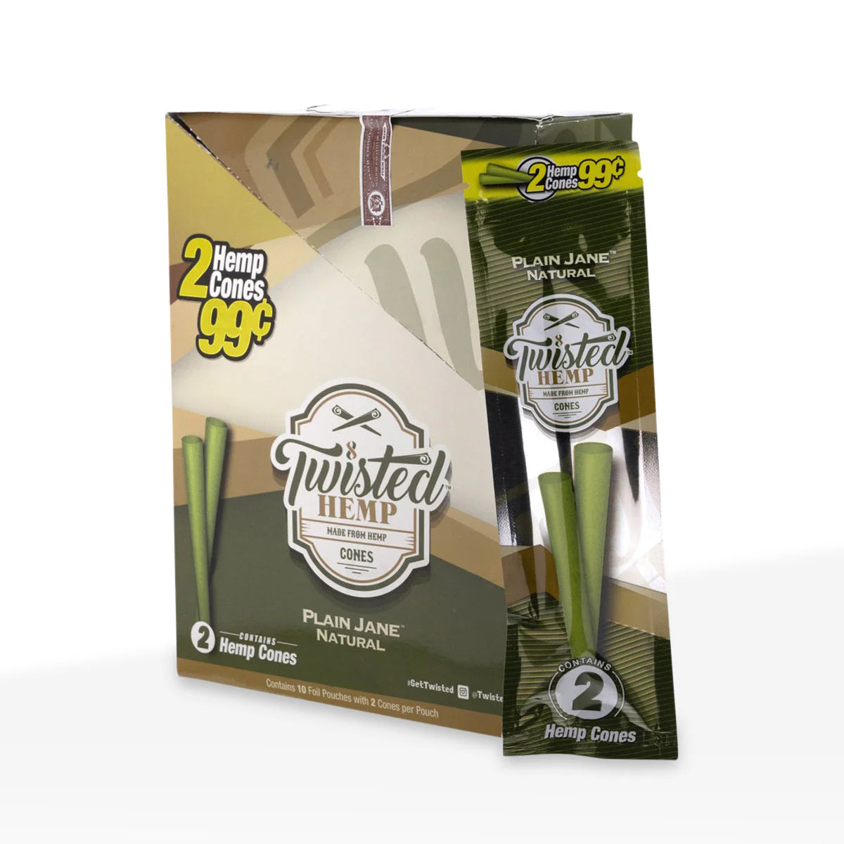 TWISTED HEMP - PRE ROLLED HEMP CONES