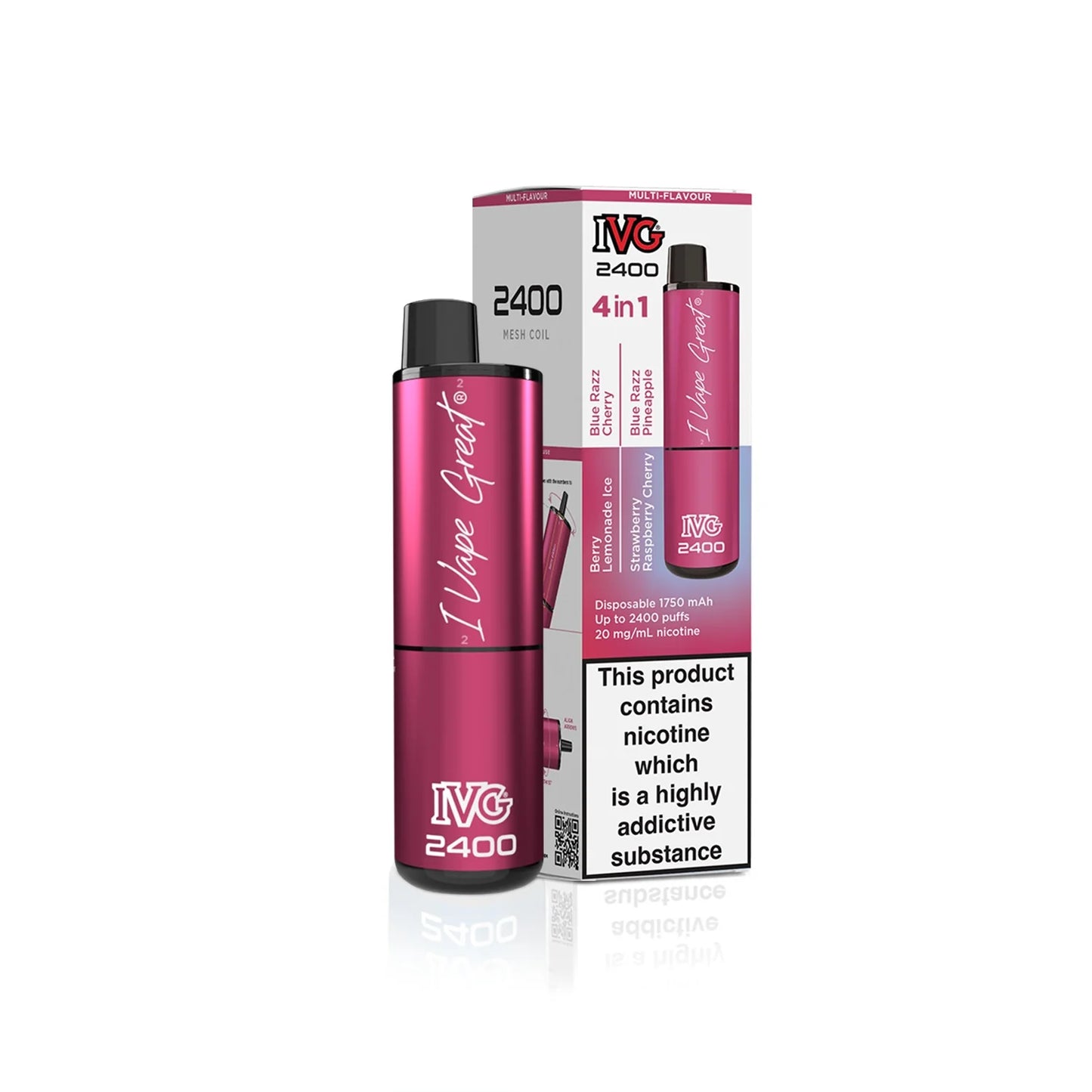 IVG 2400 4 IN 1 MULTIFLAVOUR