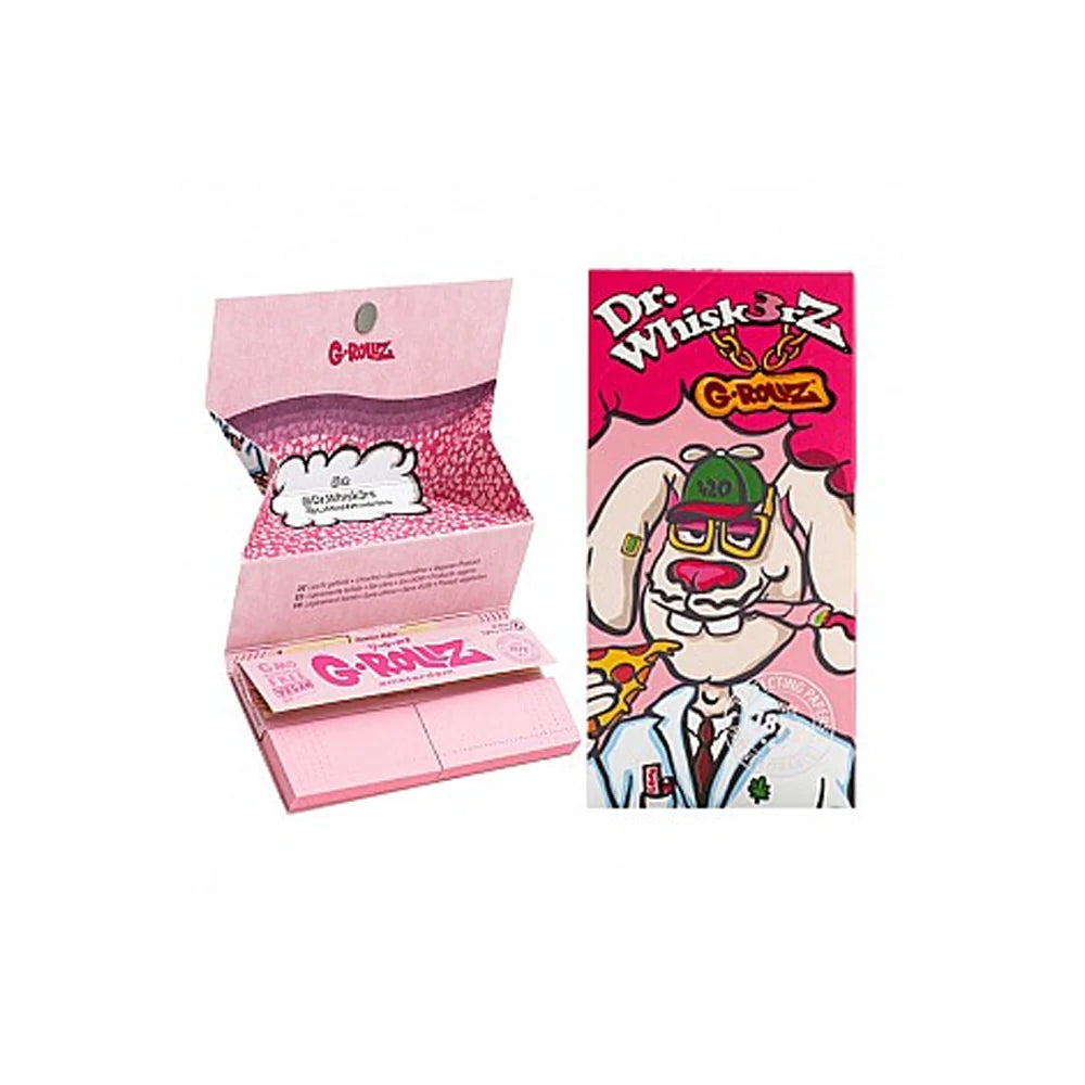 G-ROLLZ DR WHISKERZ KING SIZE SLIM PAPERS + TIPS