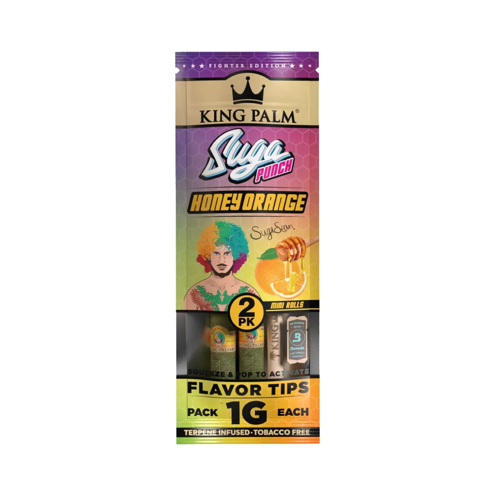 KING PALM MINI LEAF ROLLS 2PK