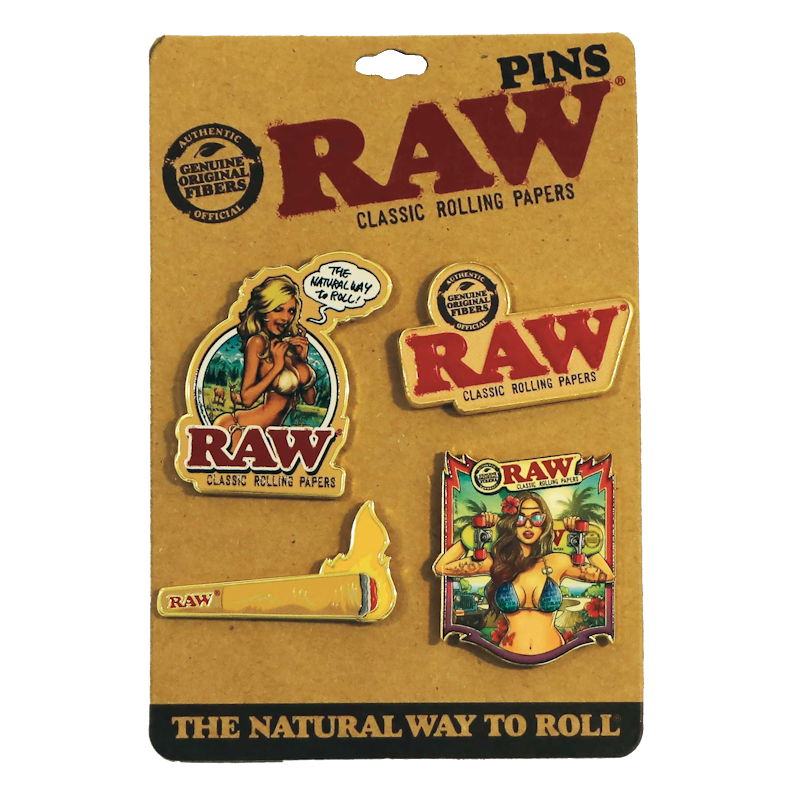 RAW PIN BADGES