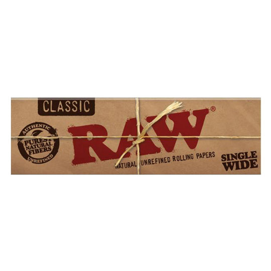 RAW CLASSIC SINGLE WIDE ROLLING PAPERS