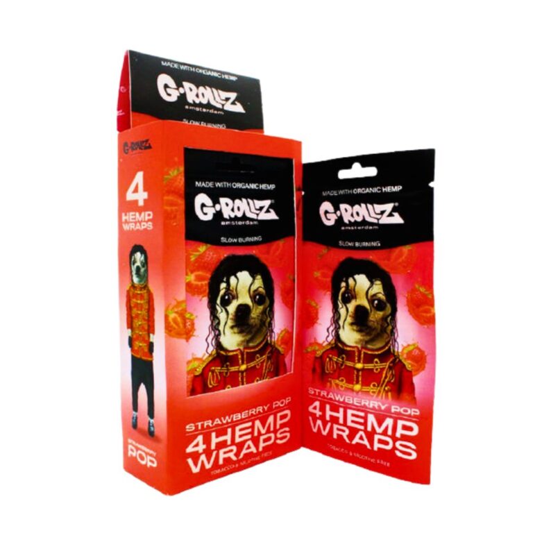 G-ROLLZ HEMP WRAPS - STRAWBERRY POP