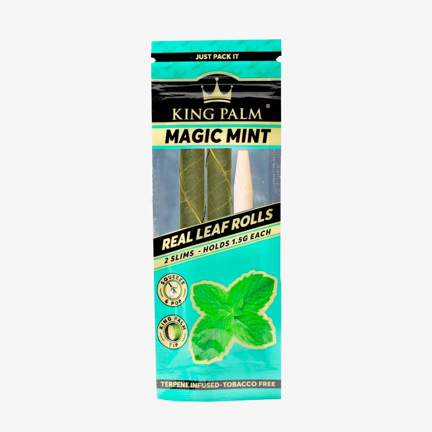 KING PALM MINI LEAF ROLLS 2PK