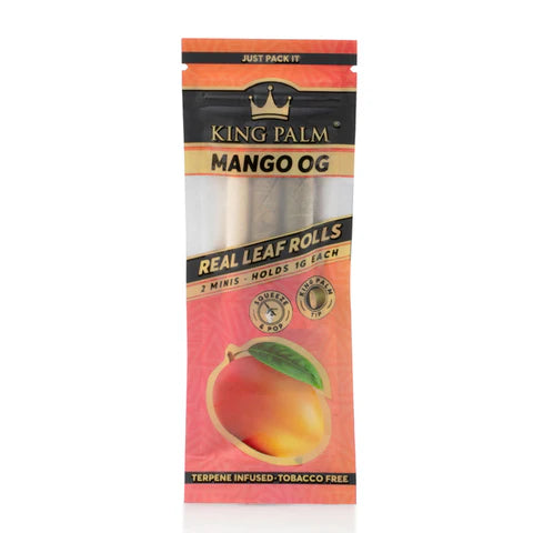 KING PALM MINI LEAF ROLLS 2PK