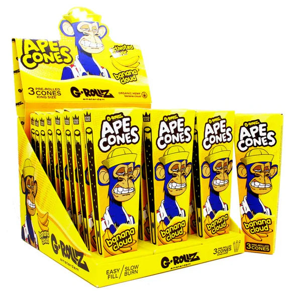 G-ROLLZ APE CONES (3 pre-rolled cones)