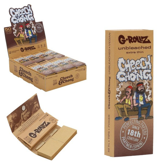 G-ROLLZ CHEECH AND CHONG KING SIZE PAPERS + TIPS
