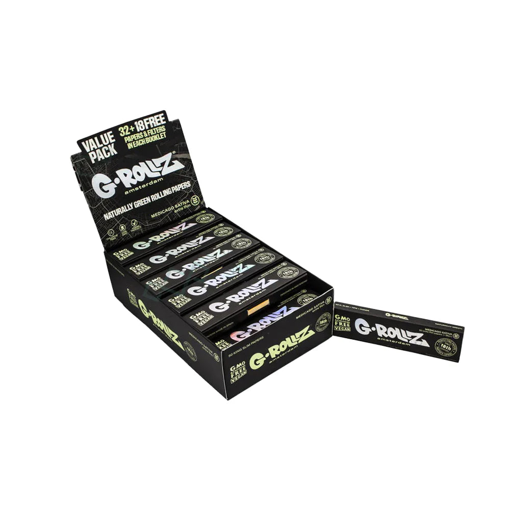 G-ROLLZ MEDICAGO SATIVA KING SIZE ROLLING PAPERS