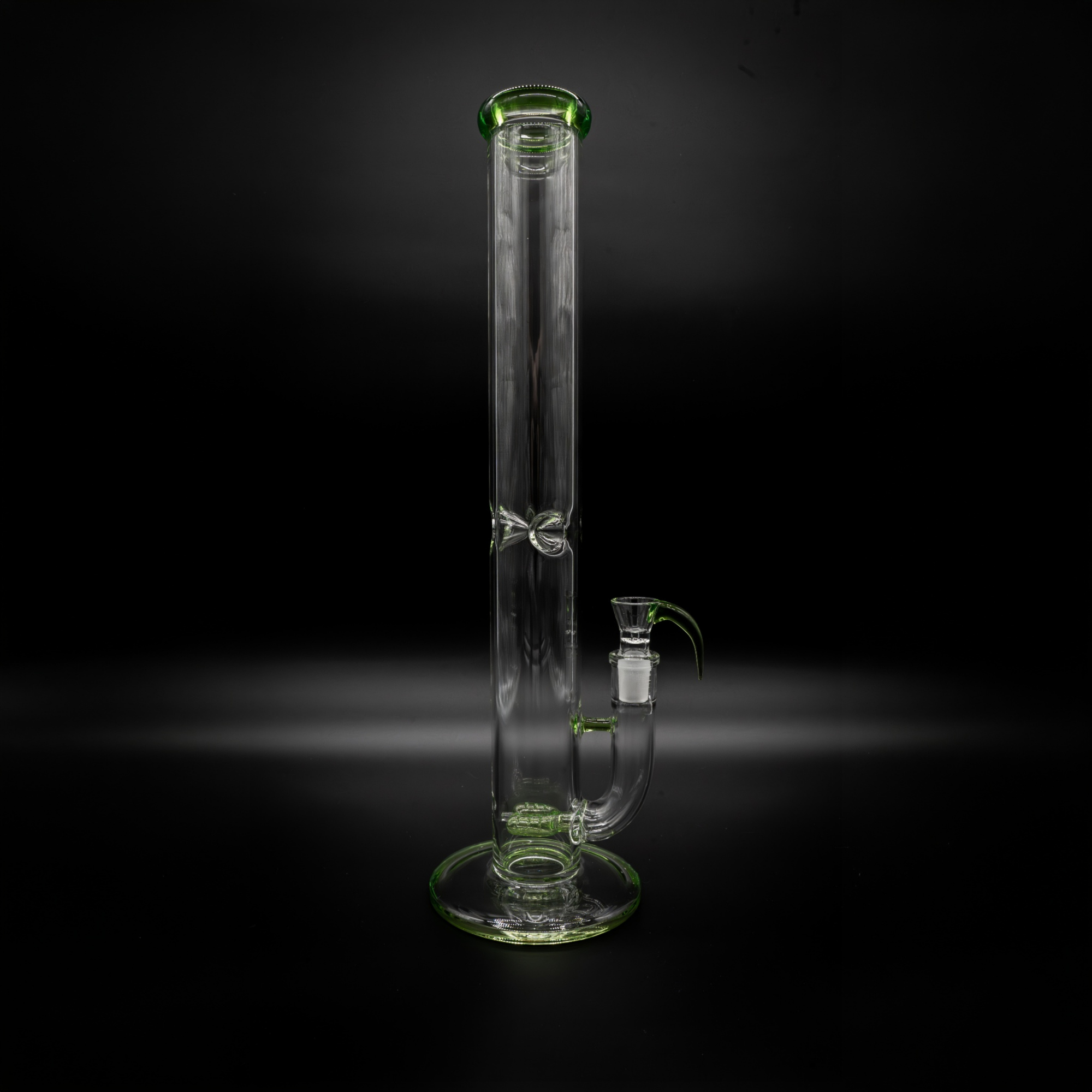 17" twin inline percolator tube bong - 18mm