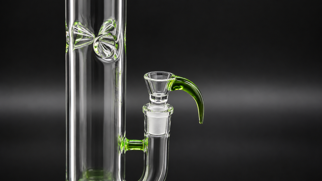 17" twin inline percolator tube bong - 18mm