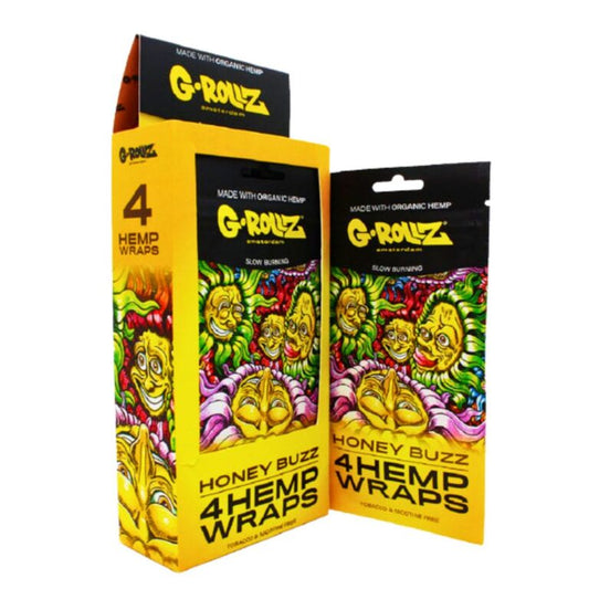 G-ROLLZ HEMP WRAPS - 4 PER PACK