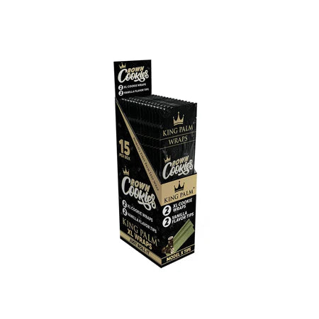 KING PALM. PALM LEAF BLUNT WRAPS - CROWN COOKIES