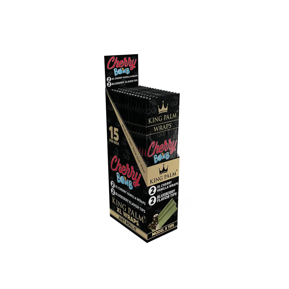KING PALM. PALM LEAF BLUNT WRAP - CHERRY BOMB