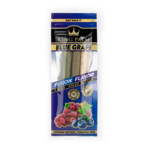 KING PALM MINI LEAF ROLLS - BLUE GRAPE