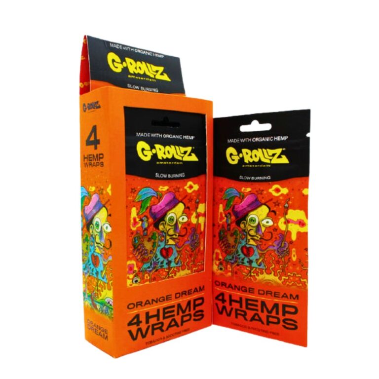 G-ROLLZ HEMP WRAPS - 4 PER PACK