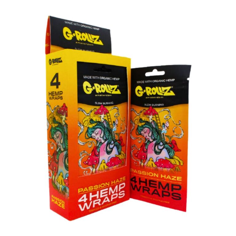 G-ROLLZ HEMP WRAPS - 4 PER PACK
