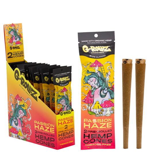 G-ROLLZ PRE ROLLED HEMP CONES - PASSION HAZE