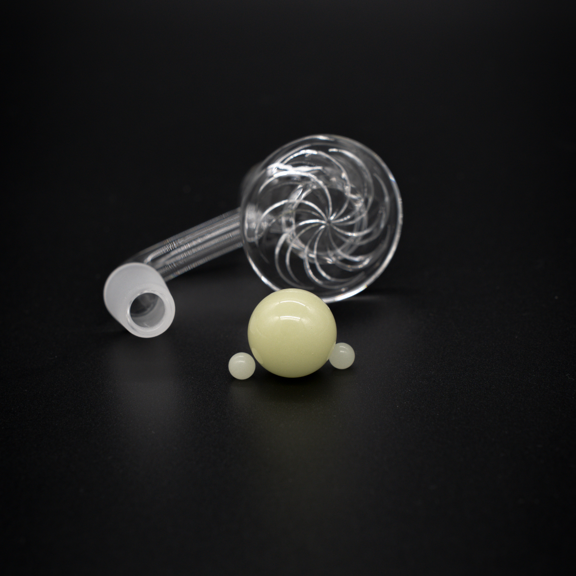 Quartz auto spinner banger - 14mm (terp pearls included)