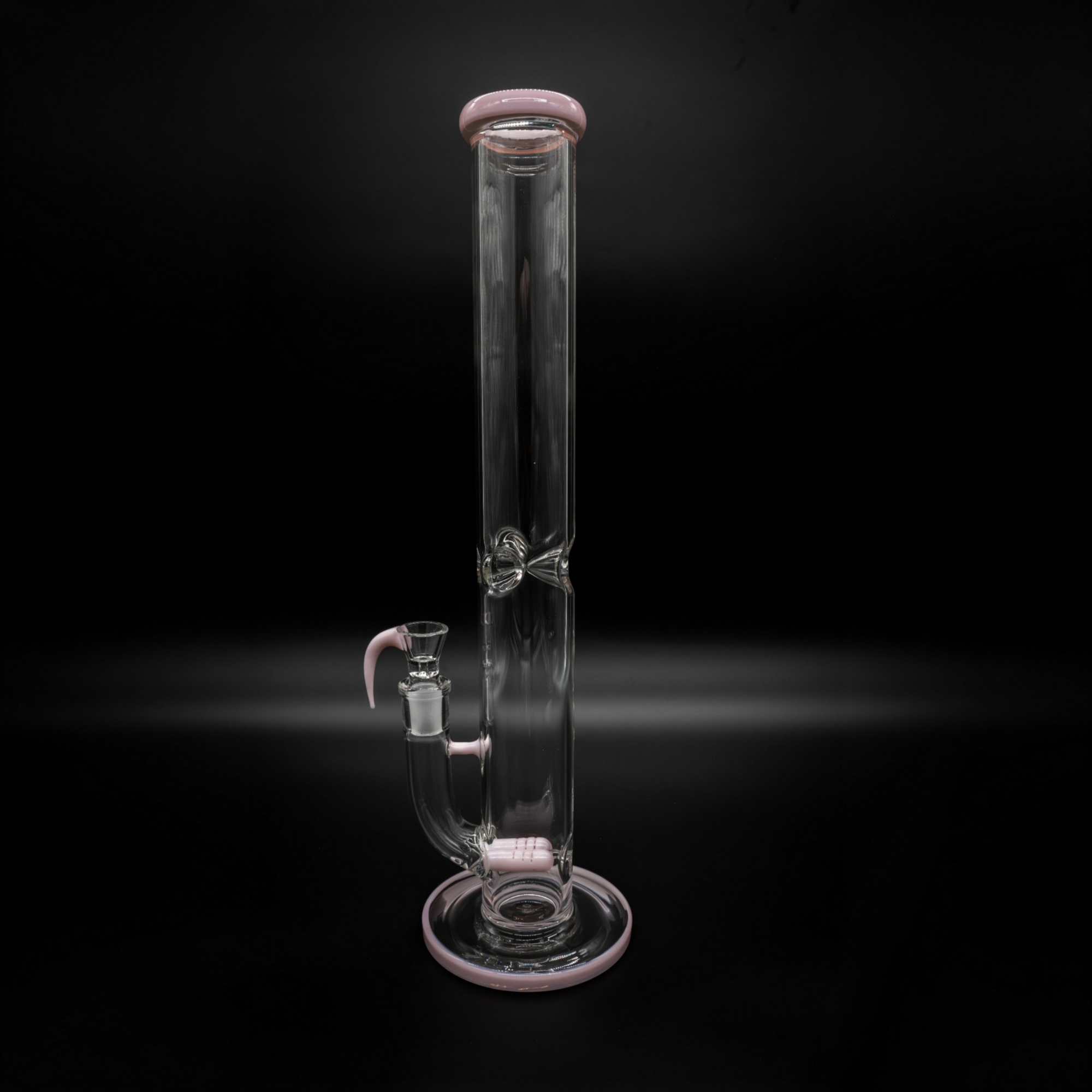 17" twin inline percolator tube bong - 18mm