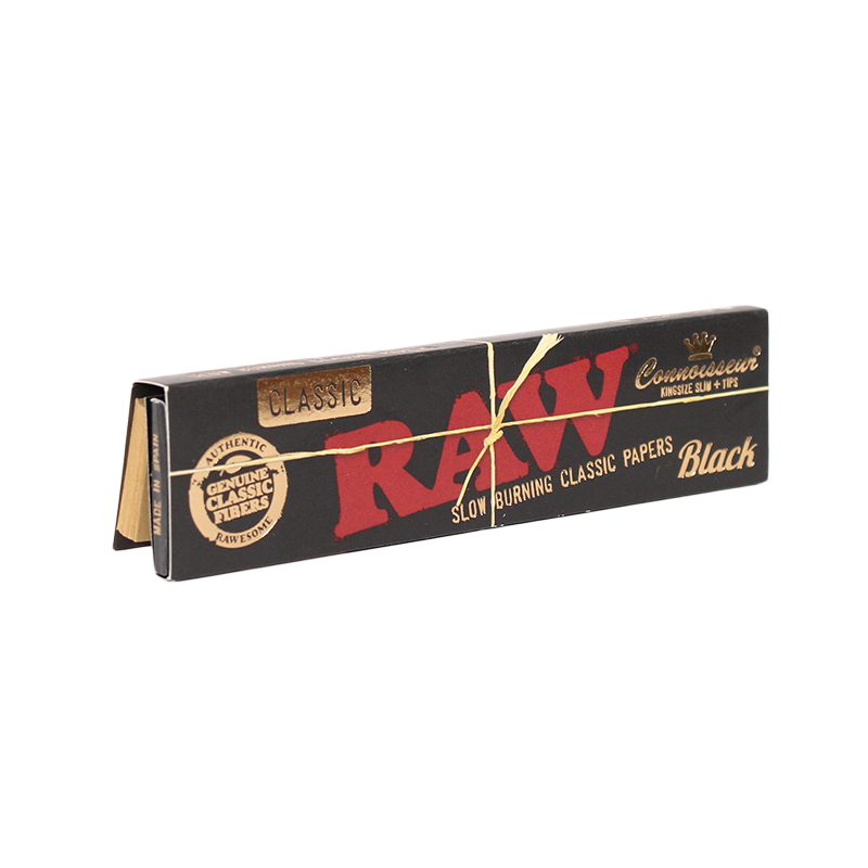 RAW BLACK CONNOISSEUR KINGSIZE