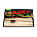 RAW BLACK ORGANIC KING SIZE PRE ROLLED CONES - 20 PACK