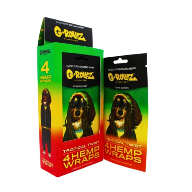 G-ROLLZ HEMP WRAPS - 4 PER PACK