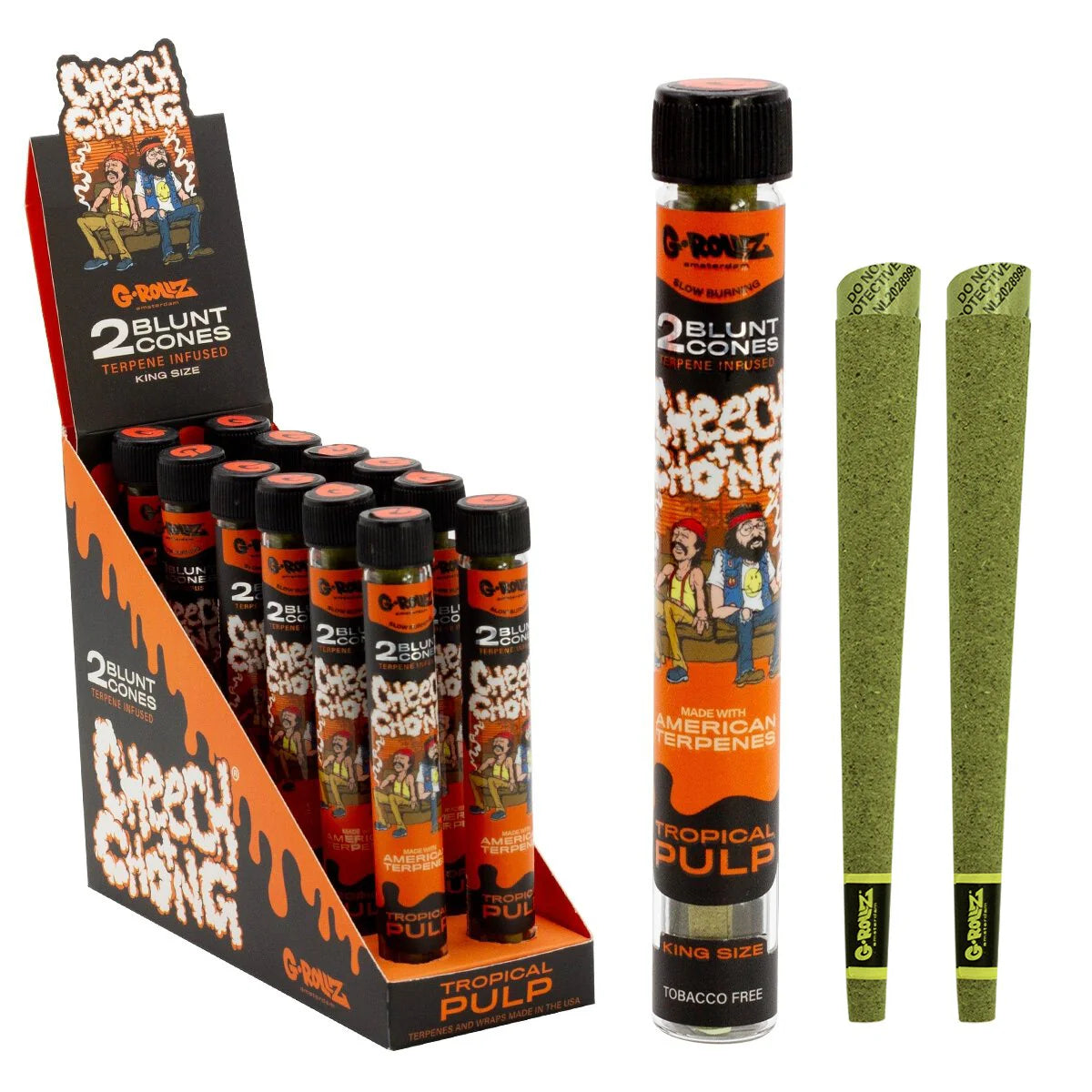 G-ROLLZ TERPENE INFUSED BLUNT CONES - TROPICAL PULP