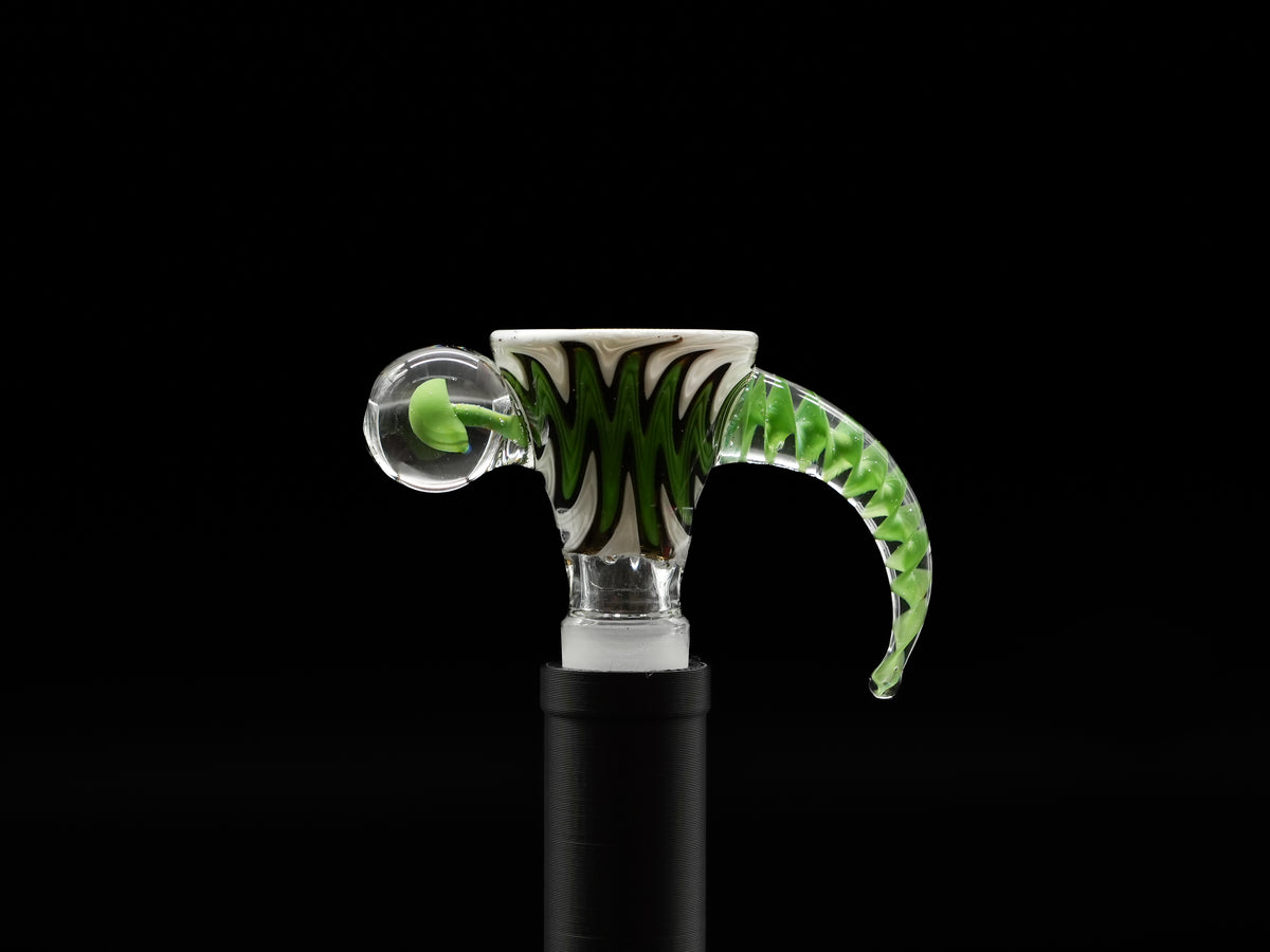Wigwag 4 hole glass hook bowl - 14mm