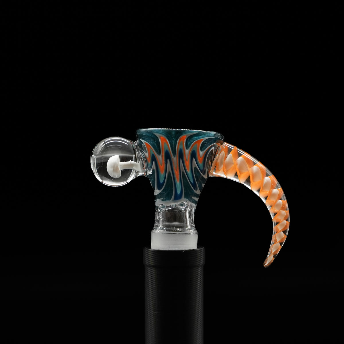 Wigwag 4 hole glass hook bowl - 14mm