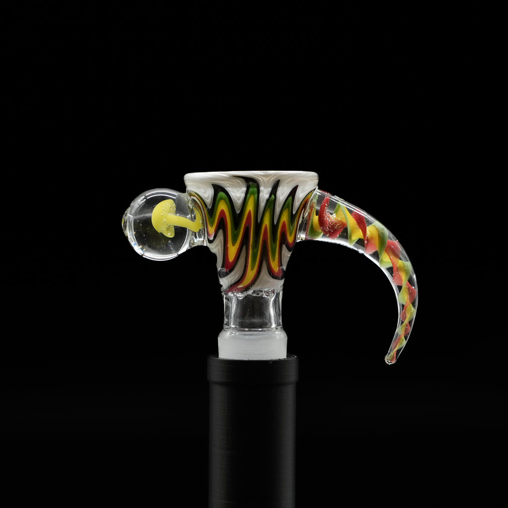 Wigwag 4 hole glass hook bowl - 14mm