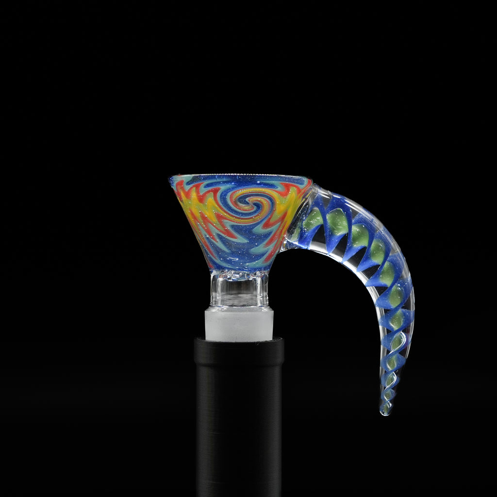 Wigwag 4 hole glass hook bowl - 14mm