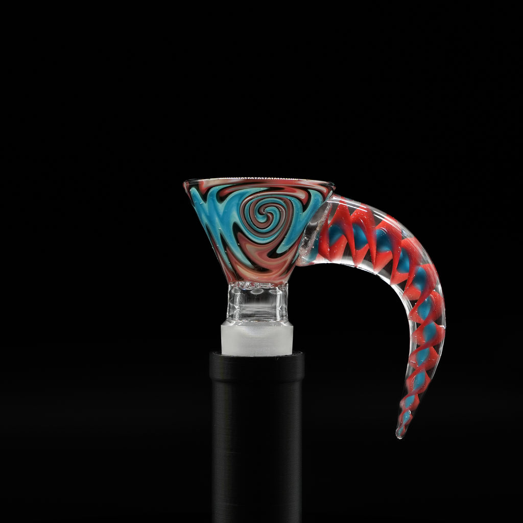 Wigwag 4 hole glass hook bowl - 14mm