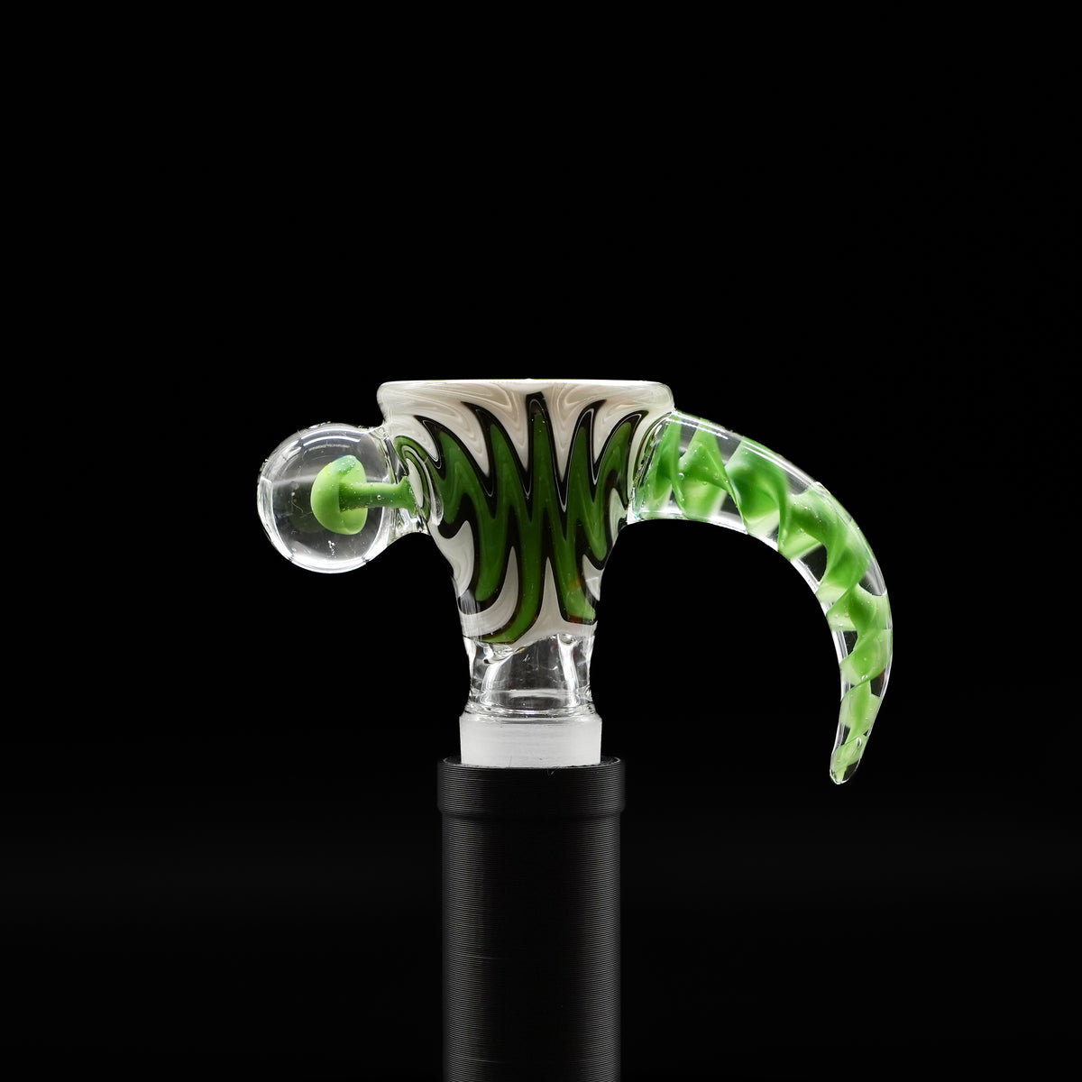 Wigwag 4 hole glass hook bowl - 14mm