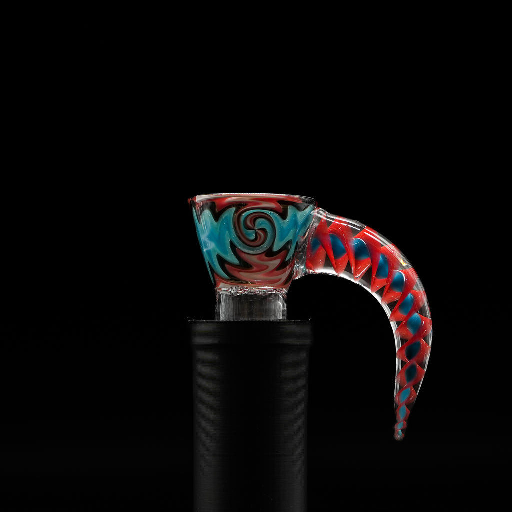 Wigwag 4 hole glass hook bowl - 18mm