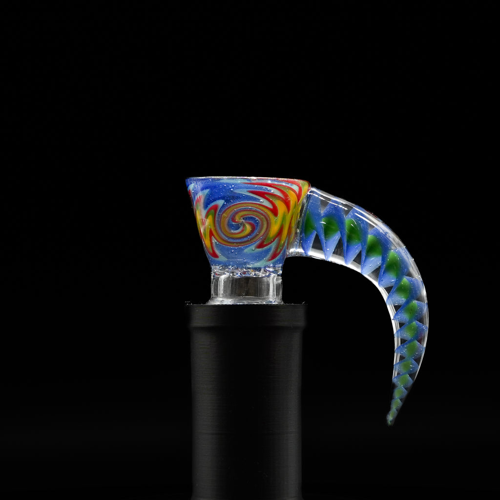 Wigwag 4 hole glass hook bowl - 18mm