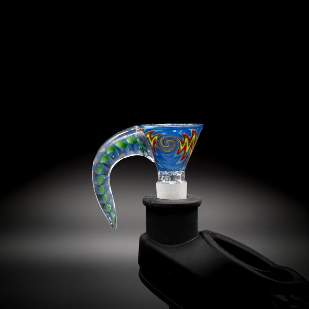Wigwag 4 hole glass hook bowl - 14mm