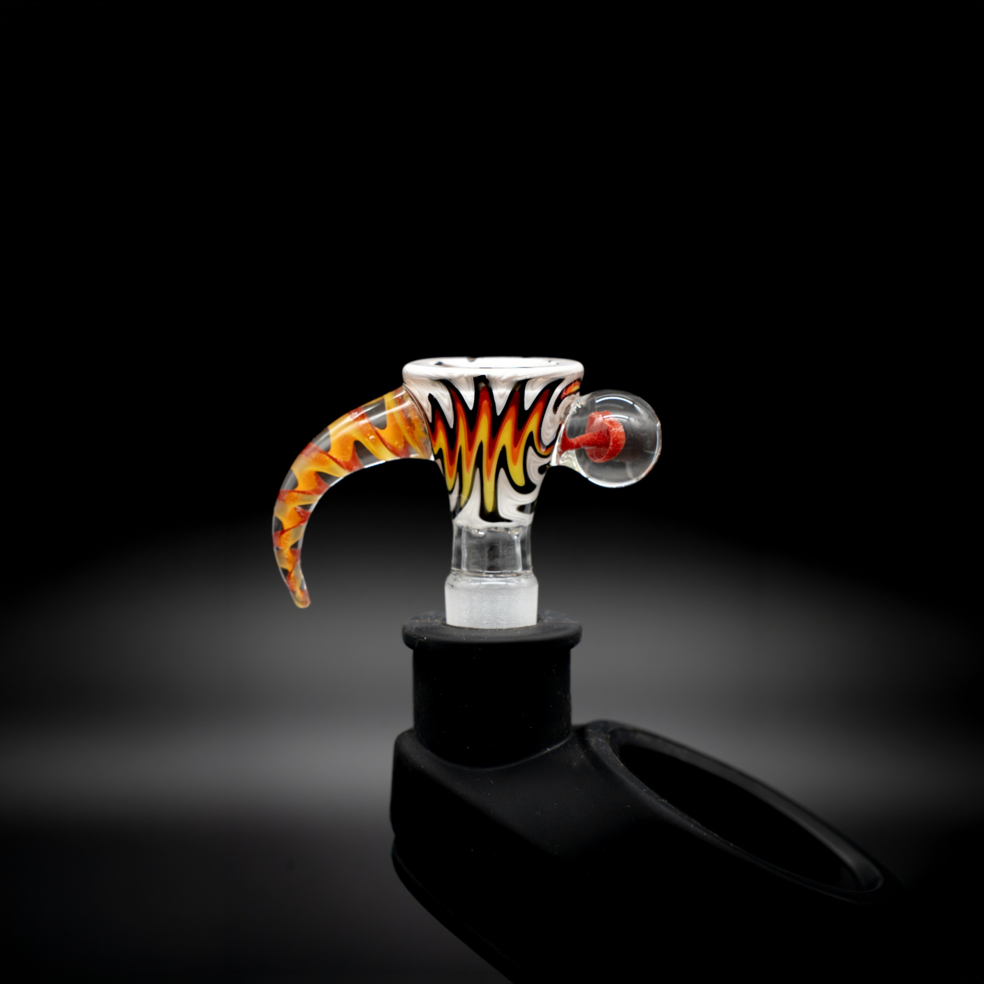 Wigwag 4 hole glass hook bowl - 14mm