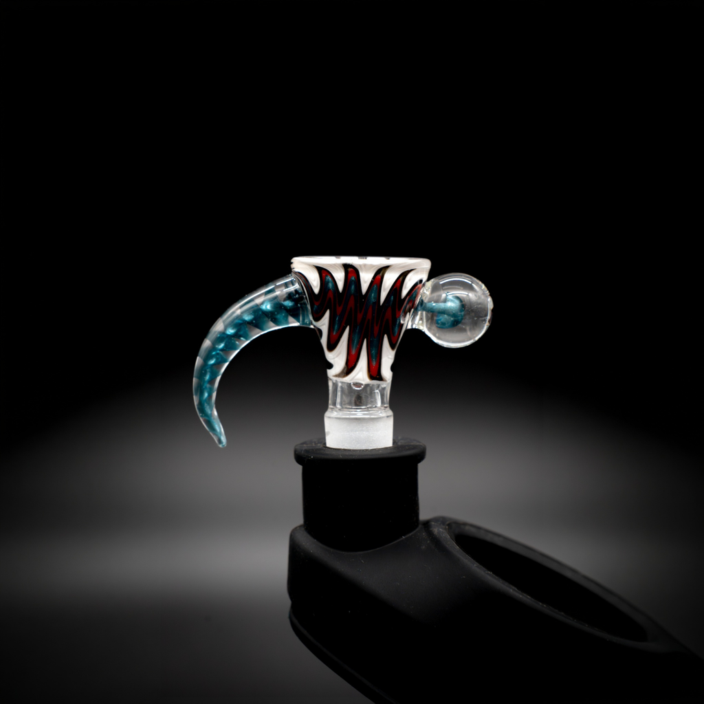 Wigwag 4 hole glass hook bowl - 14mm