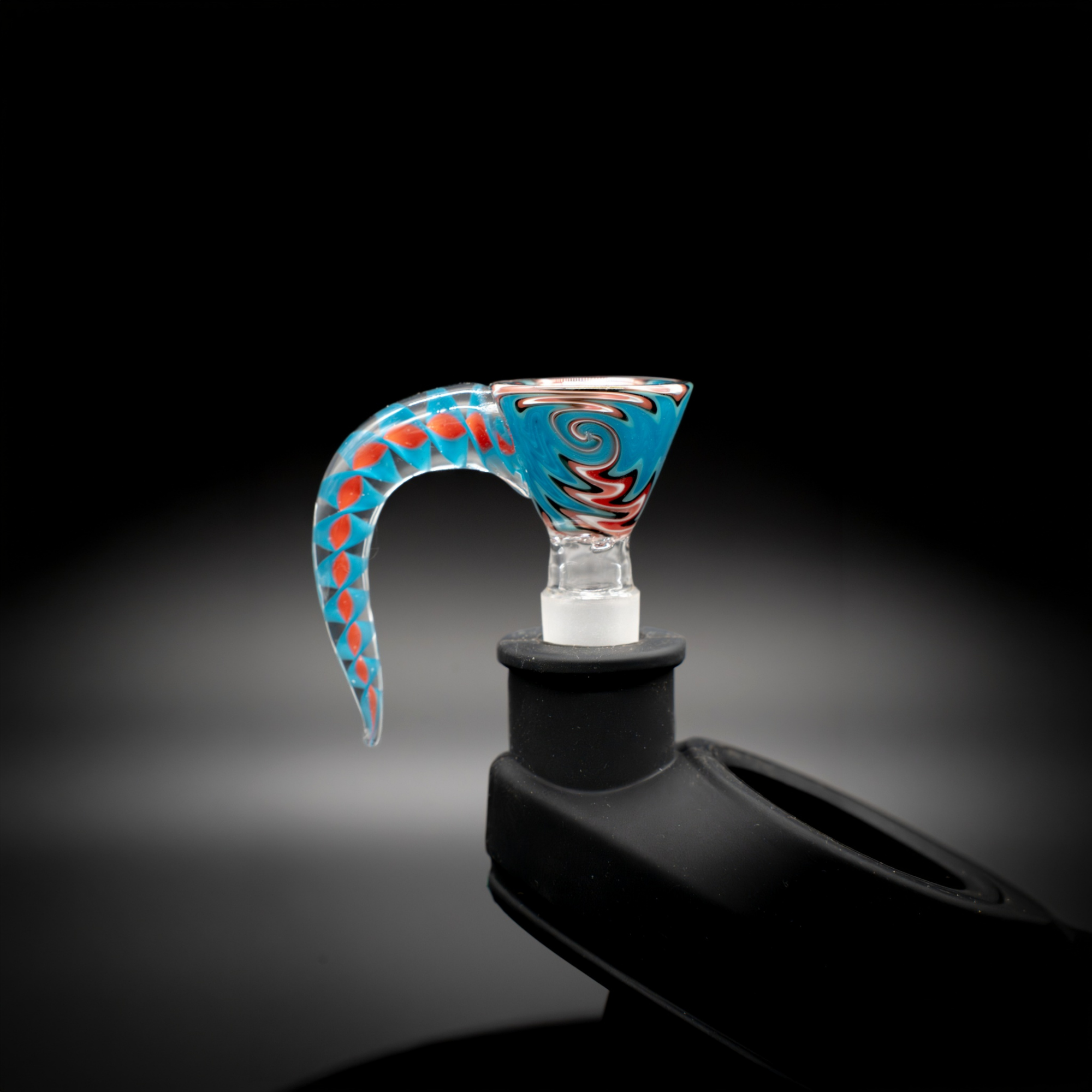 Wigwag 4 hole glass hook bowl - 14mm