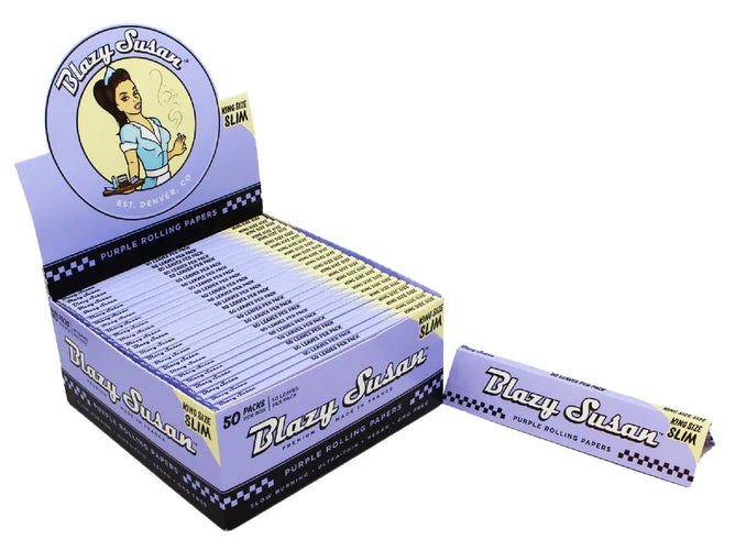 BLAZY SUSAN ROLLING PAPERS KINGSIZE SLIM