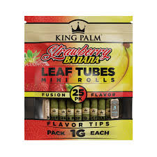 KING PALM MINI LEAF ROLLS 25PK