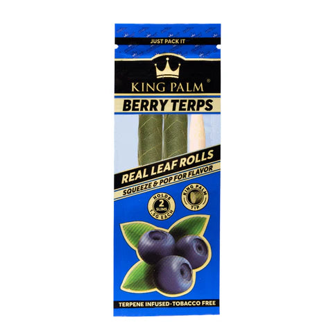 KING PALM MINI LEAF ROLLS - BERRY TERPS