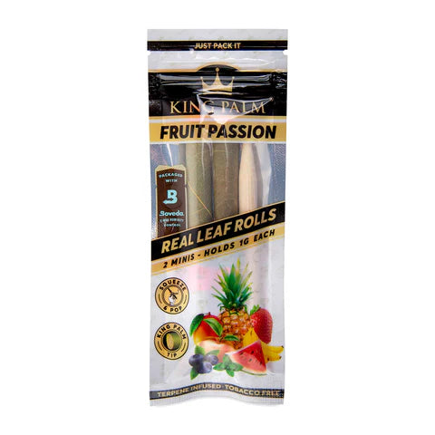 KING PALM MINI LEAF ROLLS - FRUIT PASSION