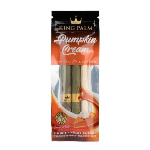 KING PALM MINI LEAF ROLLS - PUMPKIN CREAM