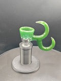 Gump glass 2 horn bowl - 18mm 4 hole slide