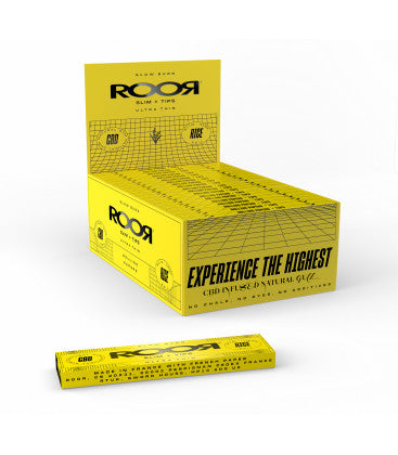 ROOR YELLOW. KING SIZE RICE PAPERS + TIPS