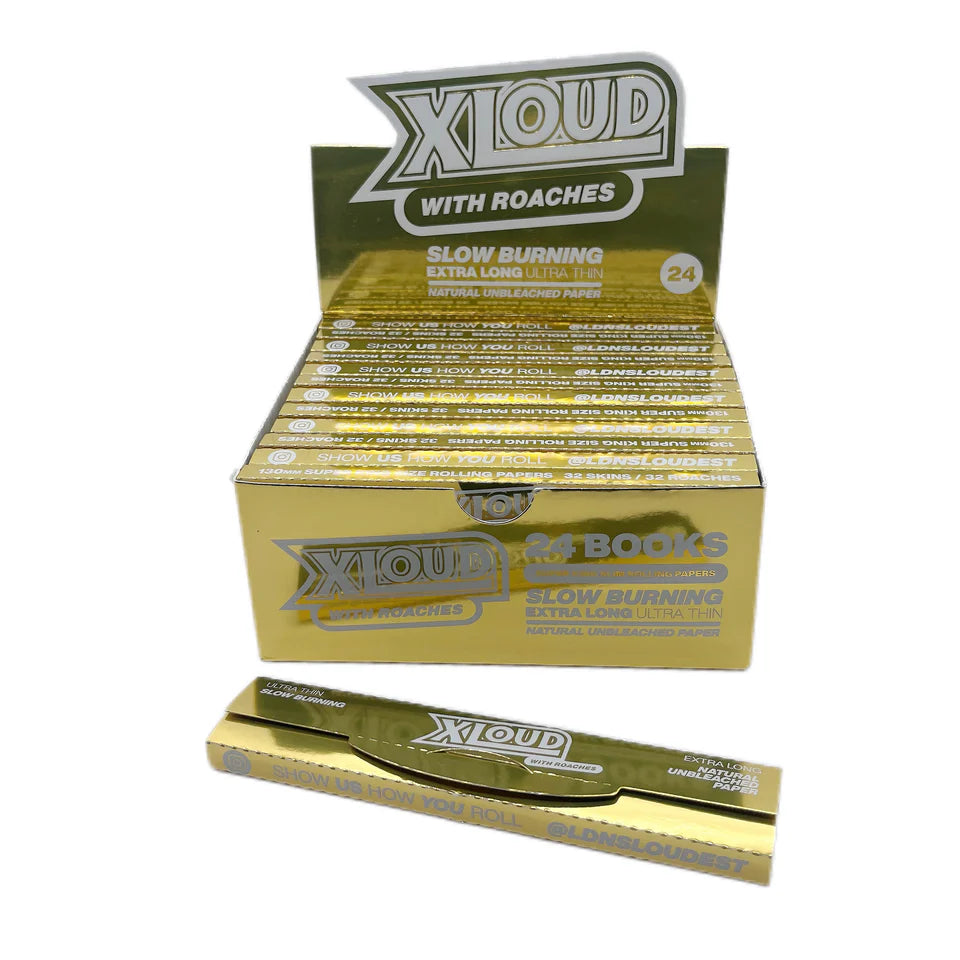 Xloud Super king size papers - Natural gold