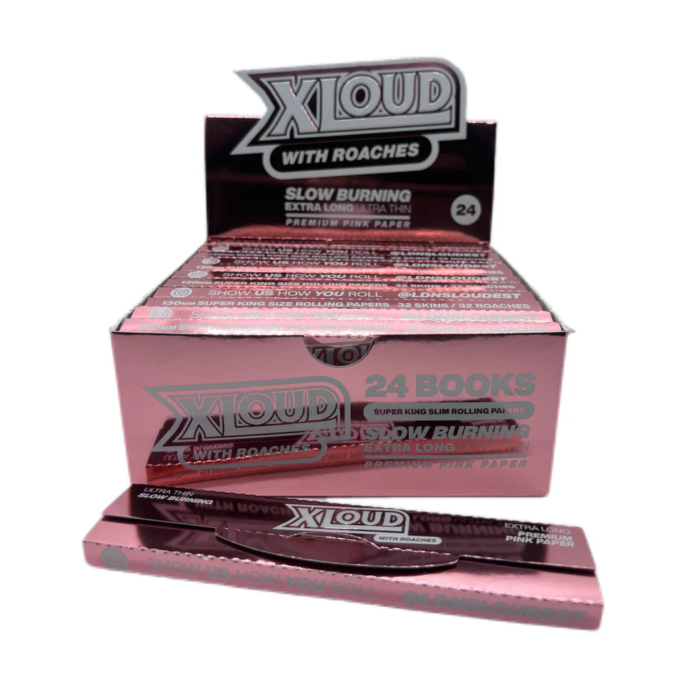 Xloud super king size papers - XL Pink